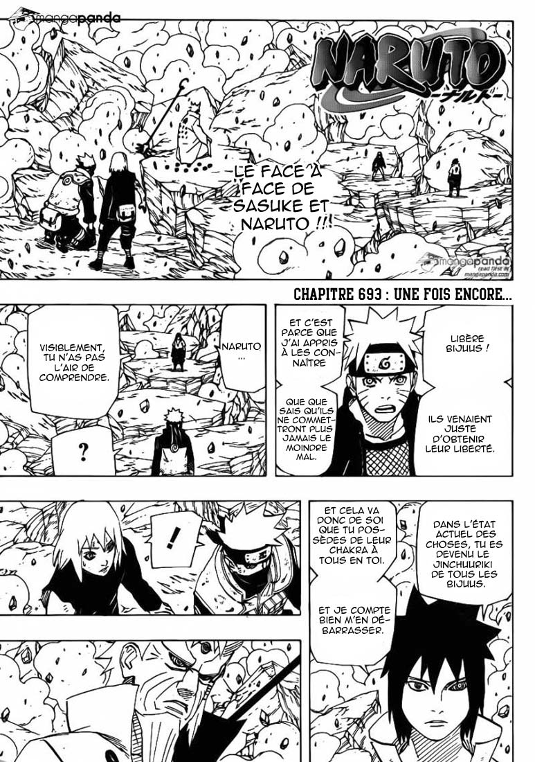 Lecture en ligne Naruto 693 page 2