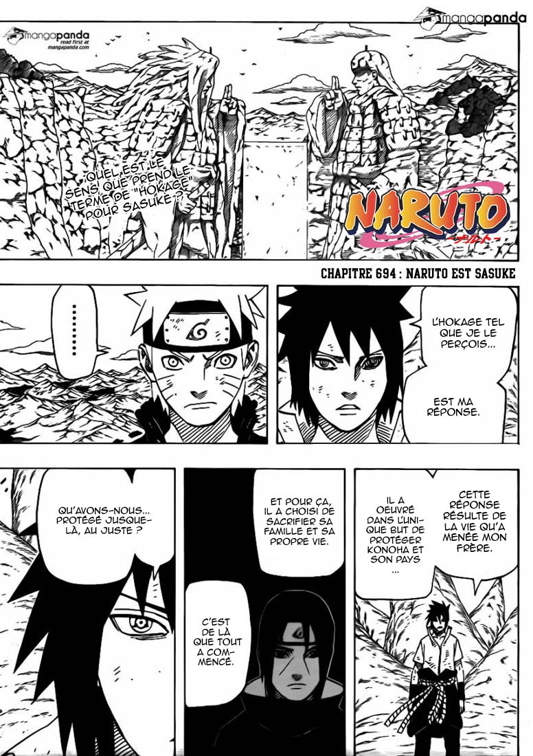Lecture en ligne Naruto 694 page 2