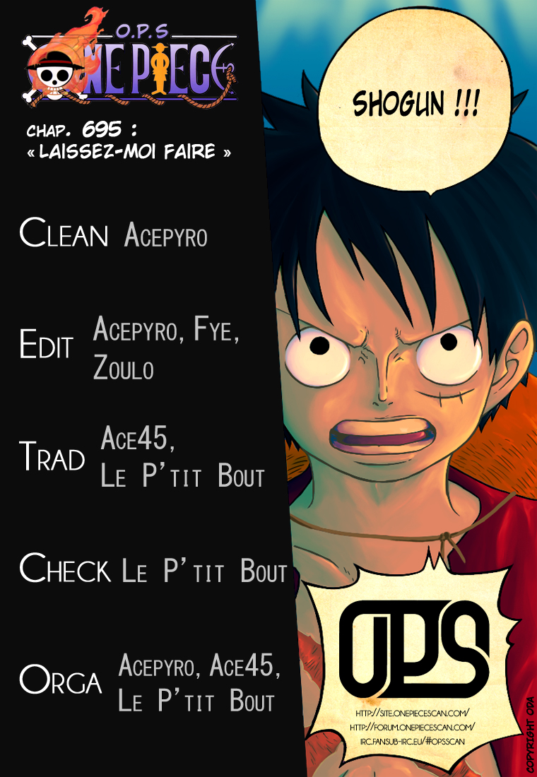Lecture en ligne One Piece 695 page 1