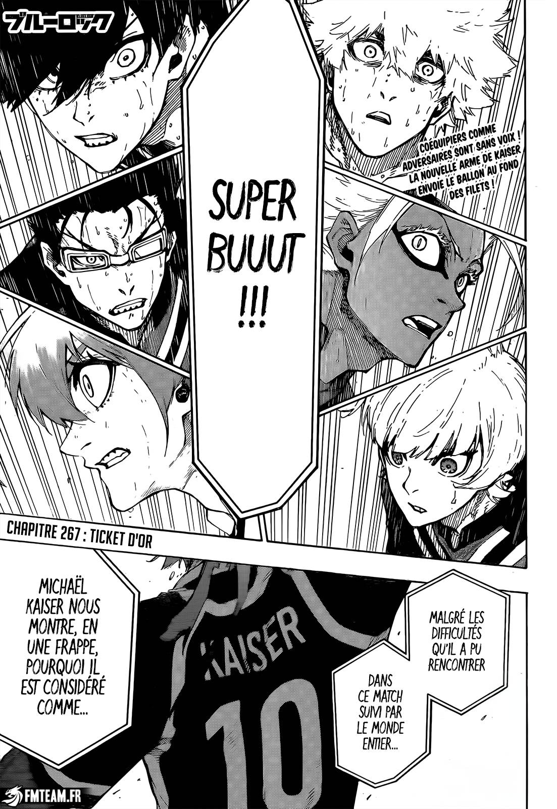 Lecture en ligne Blue Lock 267 page 1