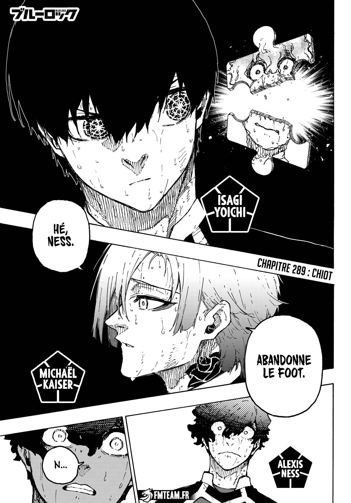 Lecture en ligne Blue Lock 289 page 1