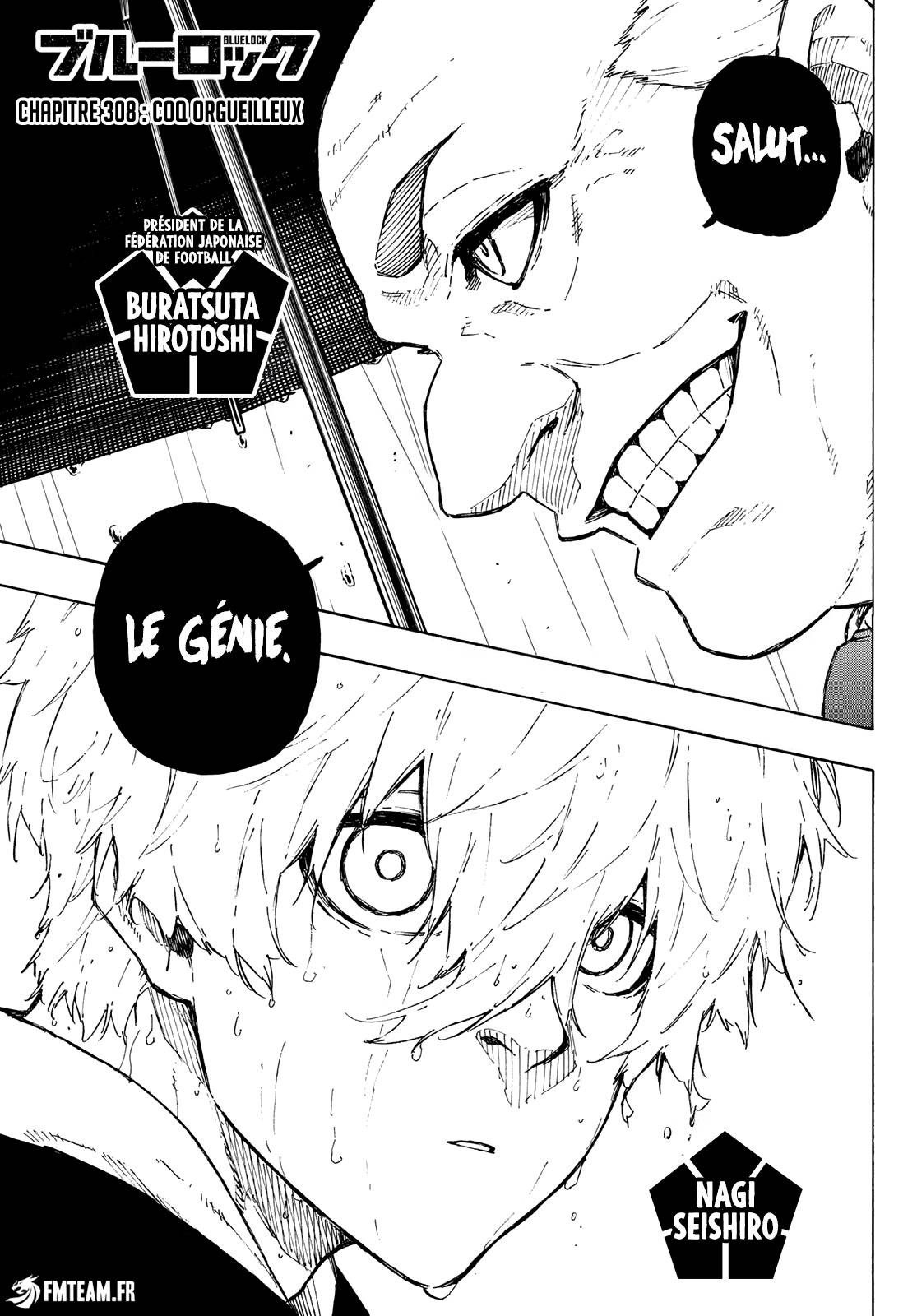 Lecture en ligne Blue Lock 308 page 1