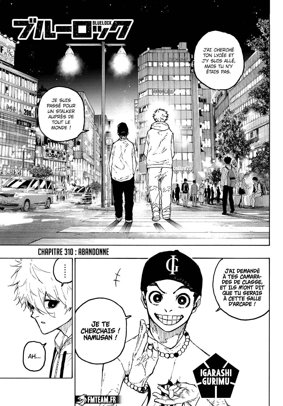 Lecture en ligne Blue Lock 311 page 1