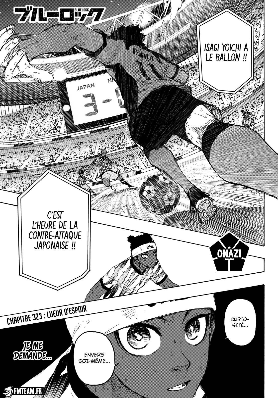 Lecture en ligne Blue Lock 323 page 1