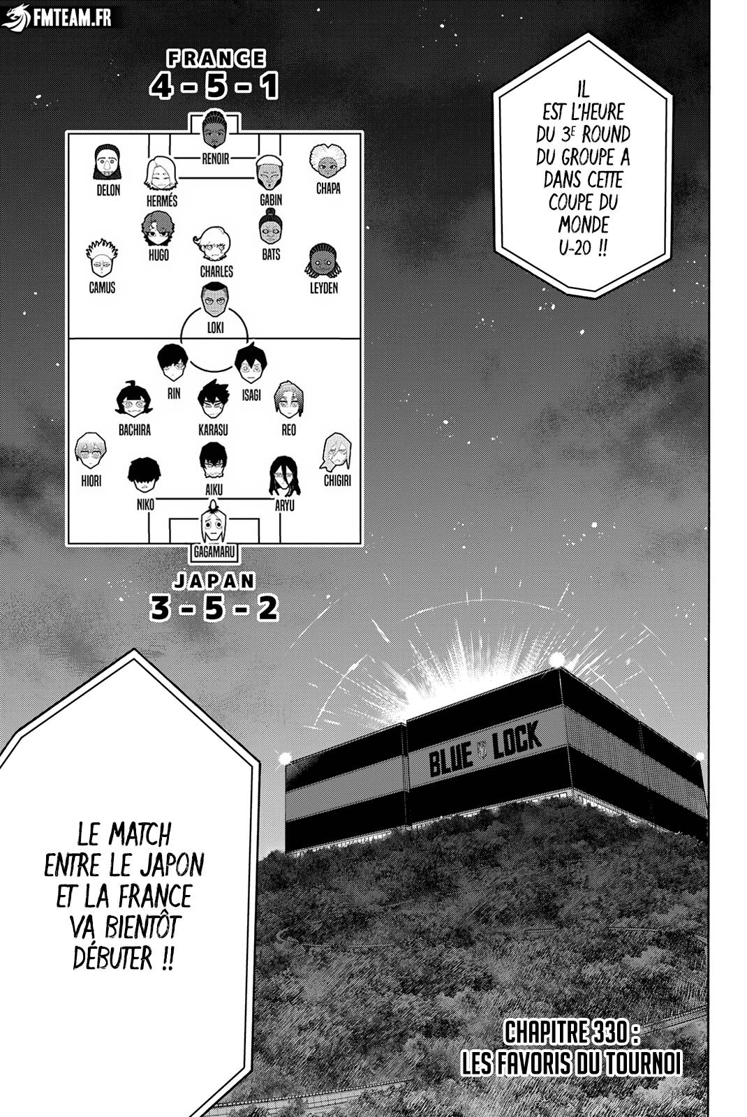 Lecture en ligne Blue Lock 330 page 1