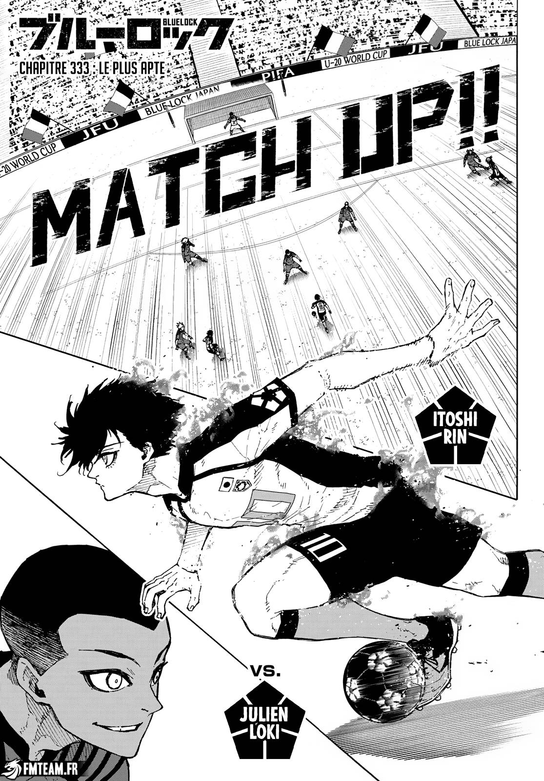 Lecture en ligne Blue Lock 333 page 1
