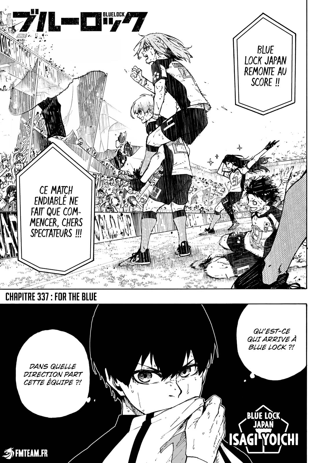 Lecture en ligne Blue Lock 337 page 1