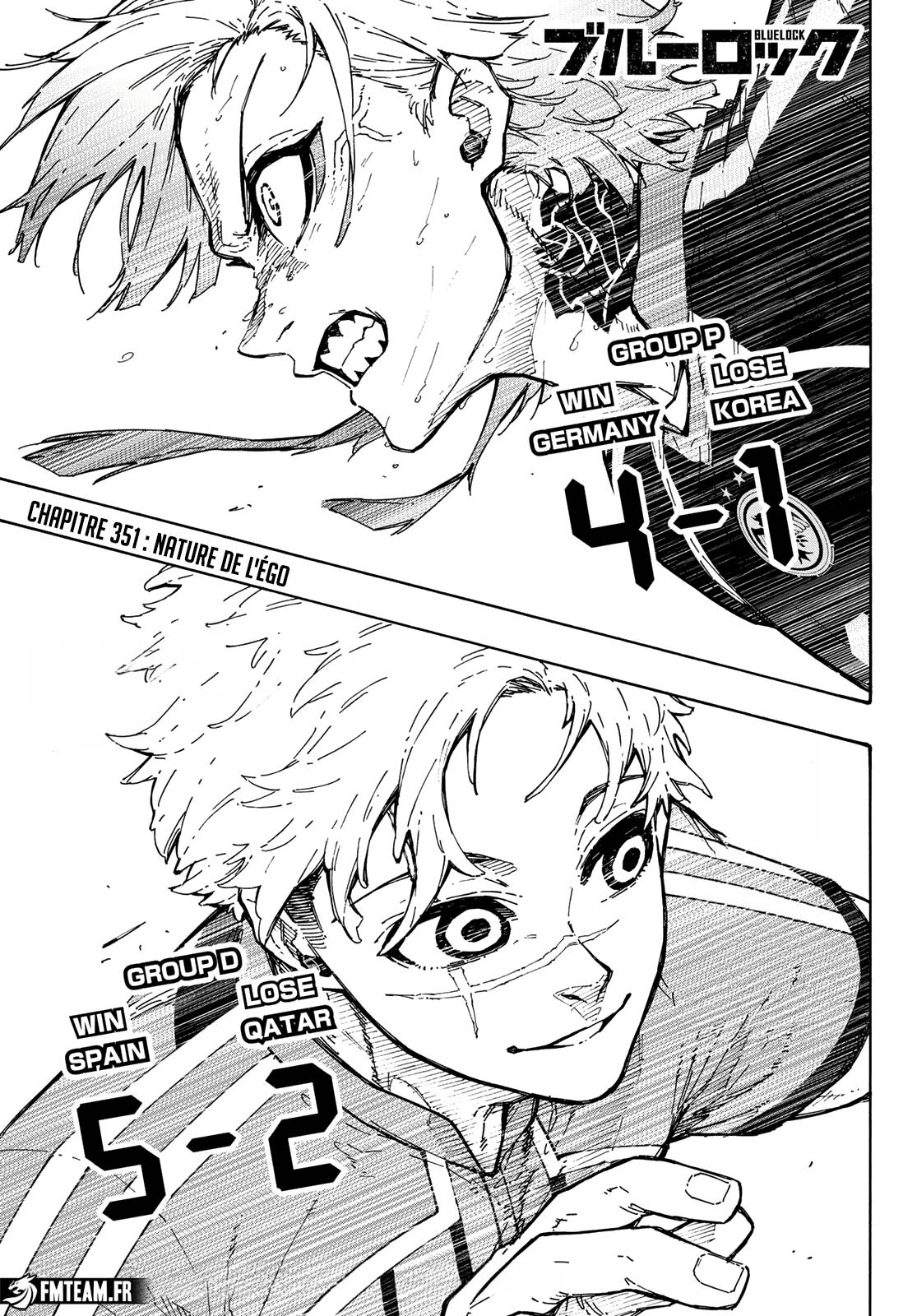 Lecture en ligne Blue Lock 351 page 1
