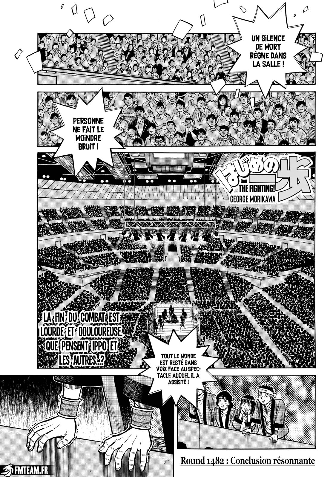 Lecture en ligne Hajime No Ippo 1482 page 1