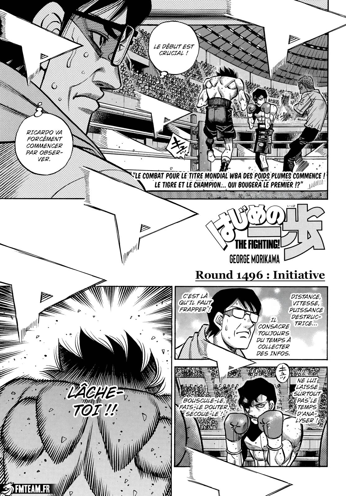 Lecture en ligne Hajime No Ippo 1496 page 1