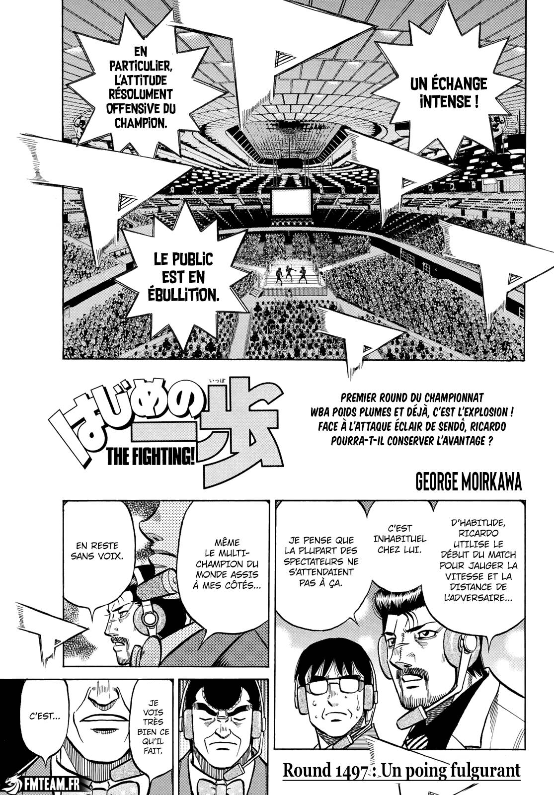 Lecture en ligne Hajime No Ippo 1497 page 1