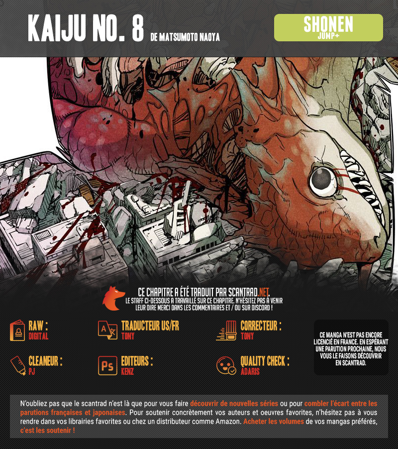 Lecture en ligne Kaiju No 8 44 page 2
