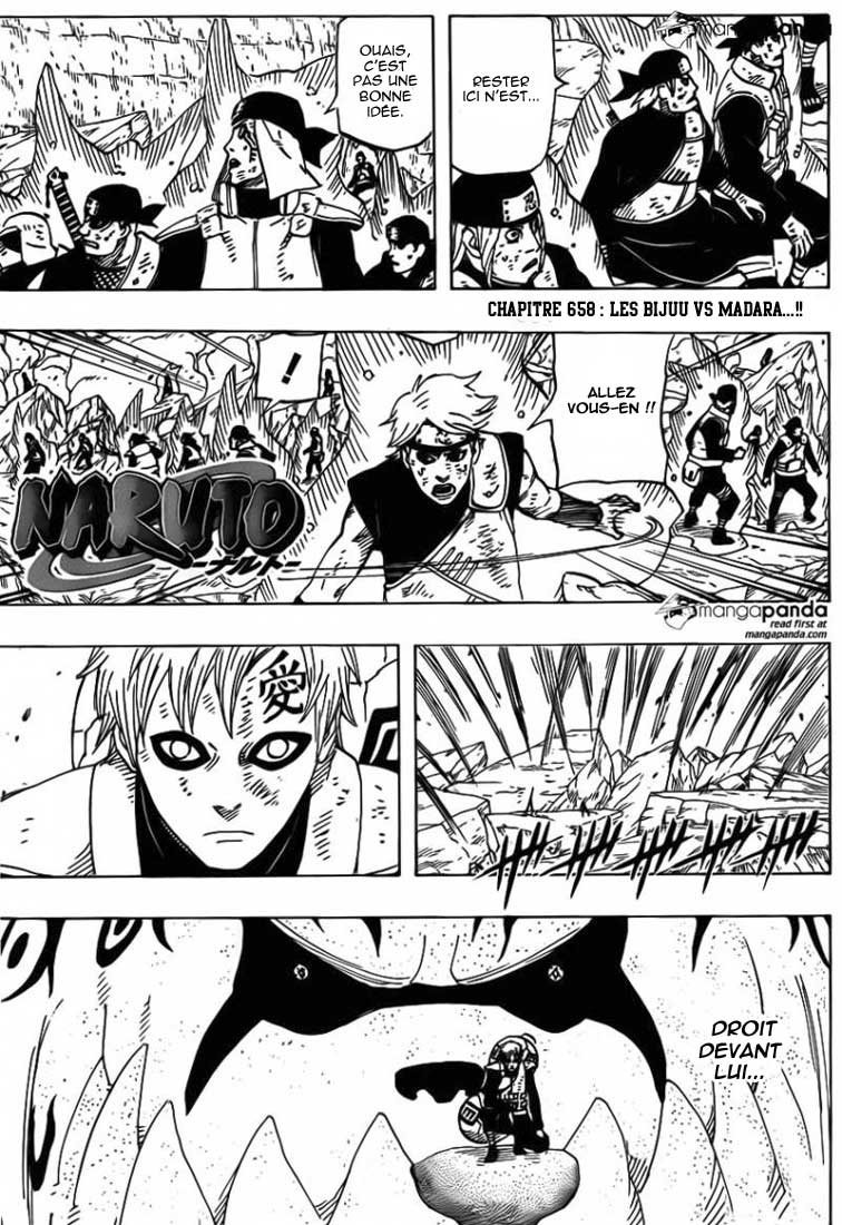 Lecture en ligne Naruto 658 page 2