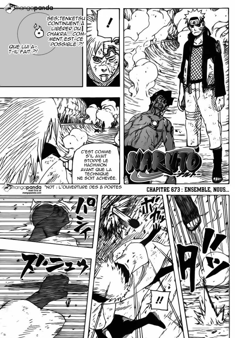 Lecture en ligne Naruto 673 page 2