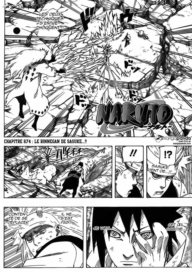 Lecture en ligne Naruto 674 page 3