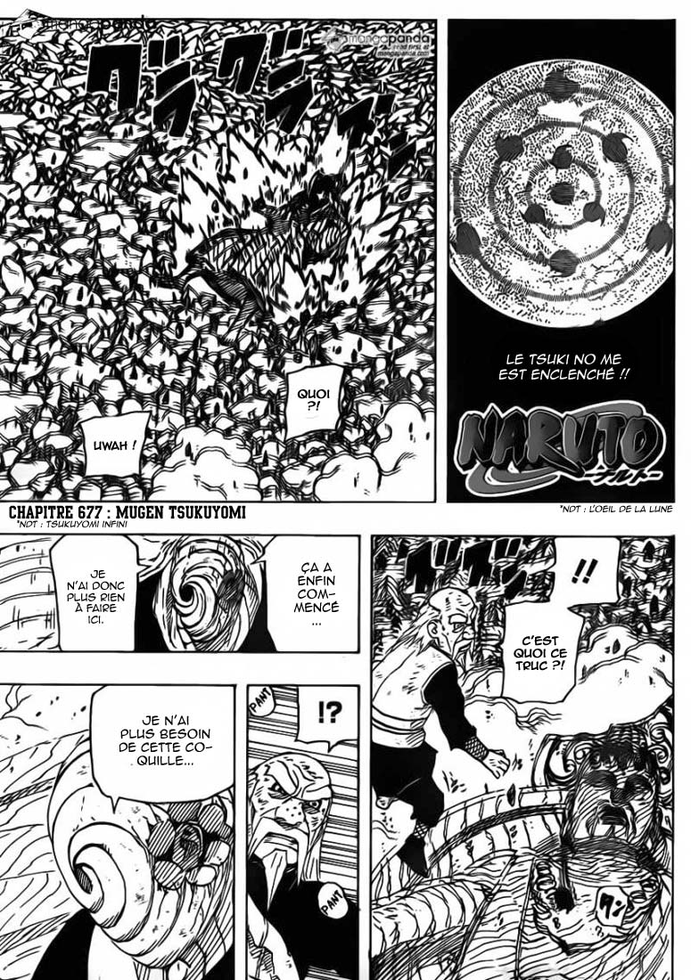 Lecture en ligne Naruto 677 page 2