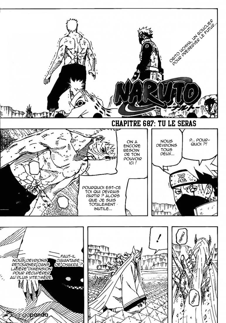 Lecture en ligne Naruto 687 page 2