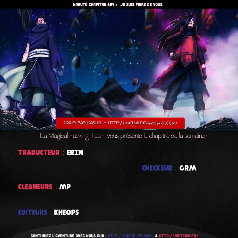 Lecture en ligne Naruto 689 page 1