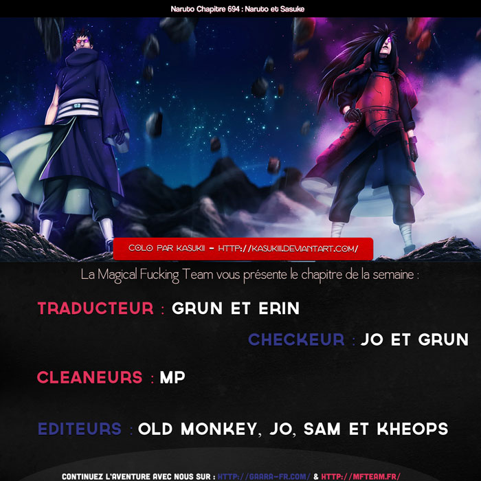 Lecture en ligne Naruto 694 page 1