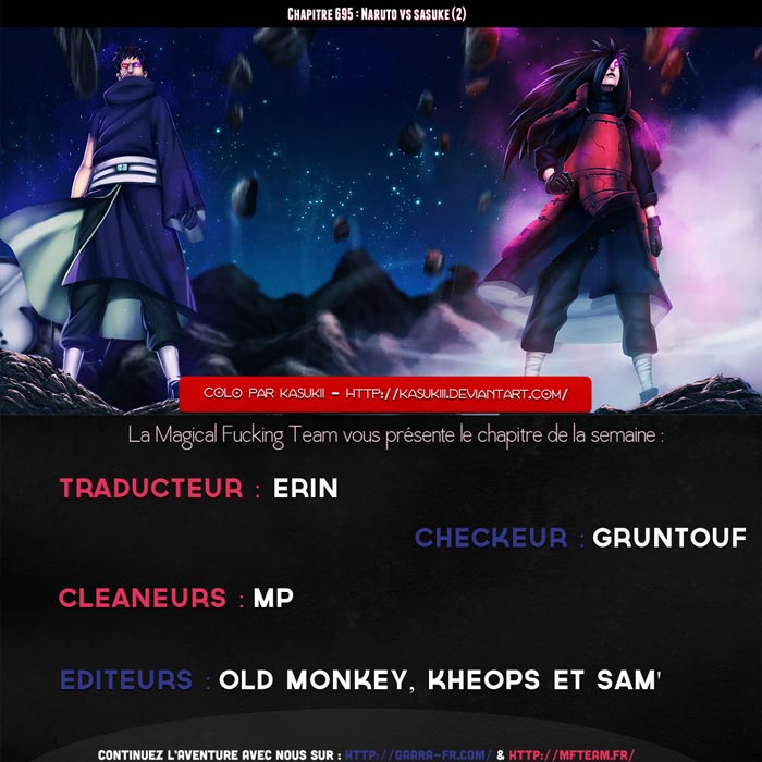 Lecture en ligne Naruto 695 page 1