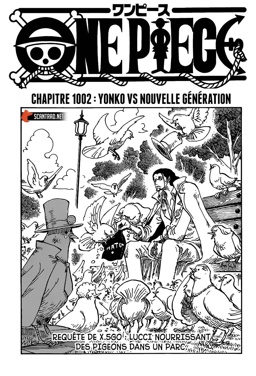 Lecture en ligne One Piece 1002 page 1