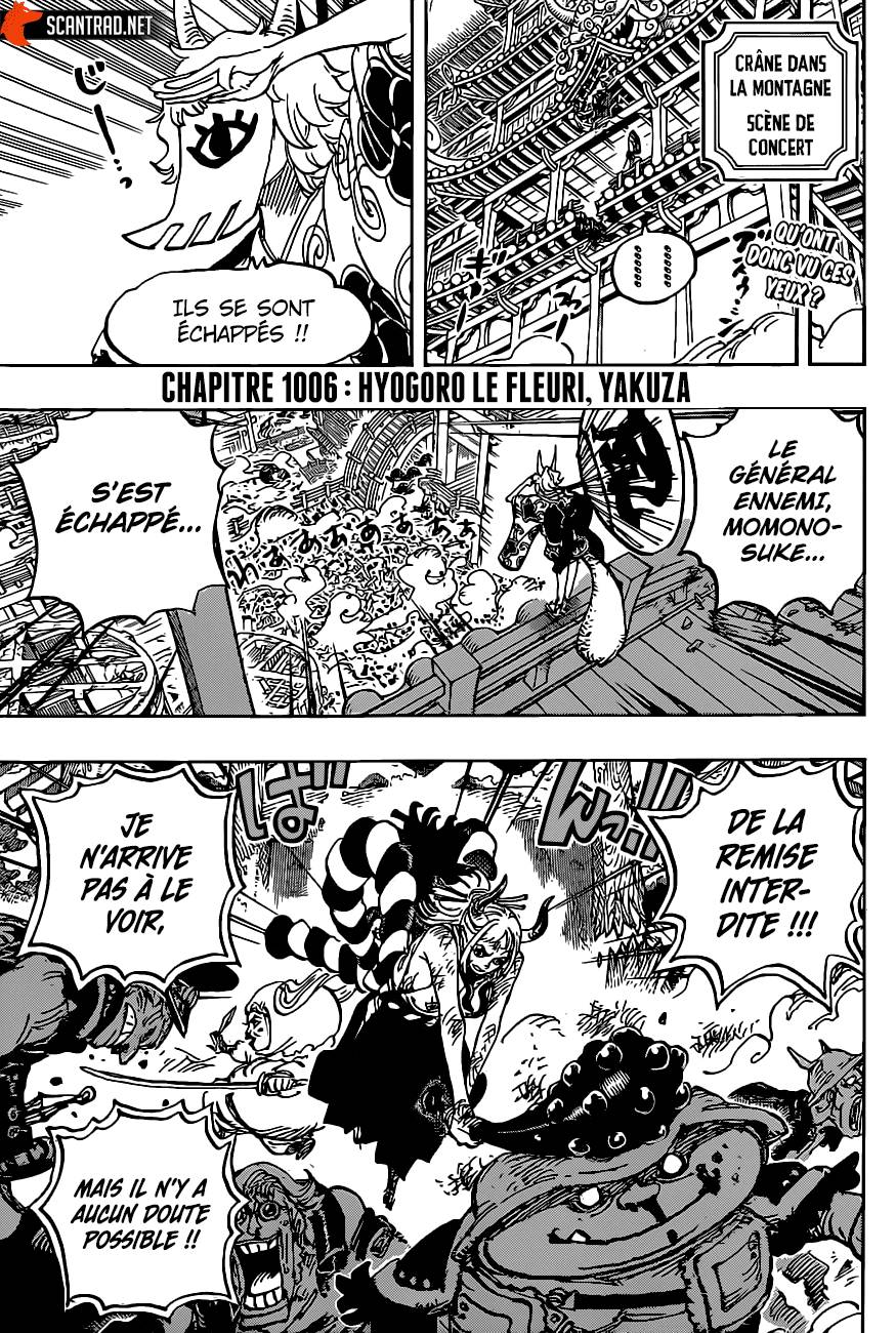Lecture en ligne One Piece 1006 page 4