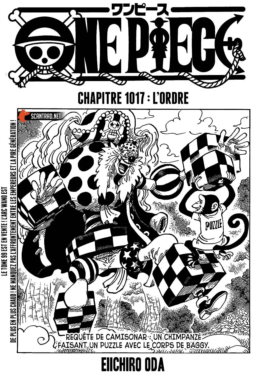 Lecture en ligne One Piece 1017 page 1