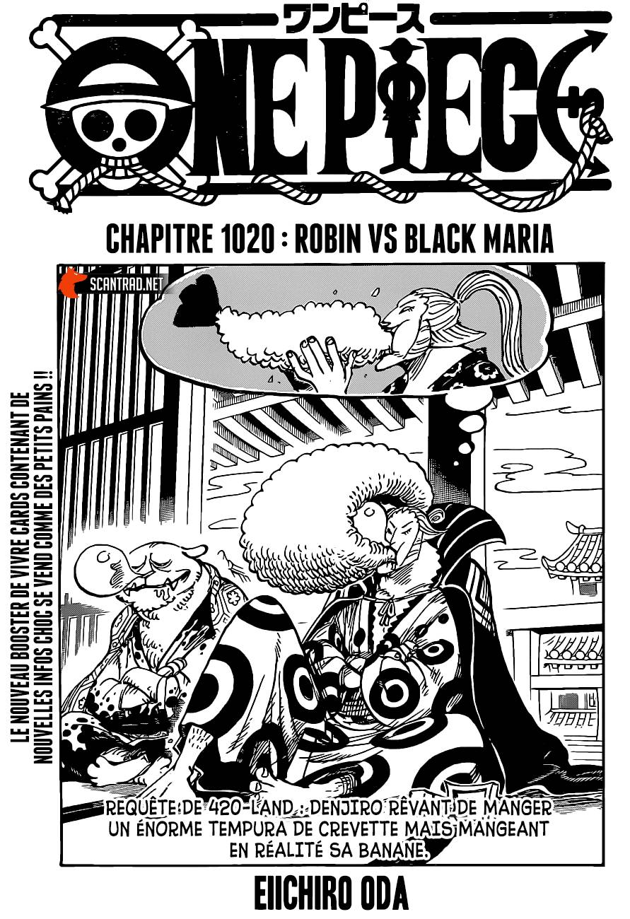 Lecture en ligne One Piece 1020 page 1