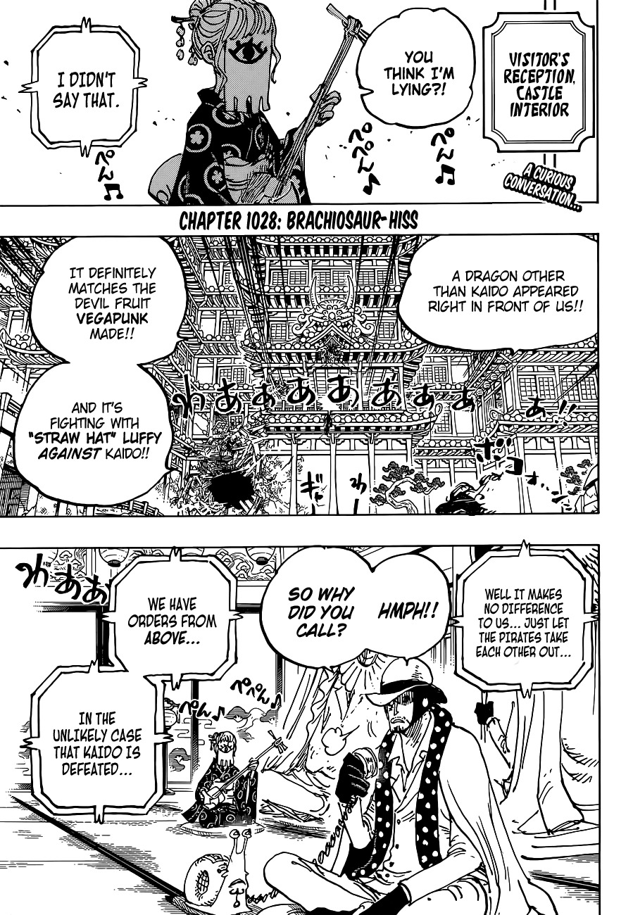 Lecture en ligne One Piece 1028 page 3