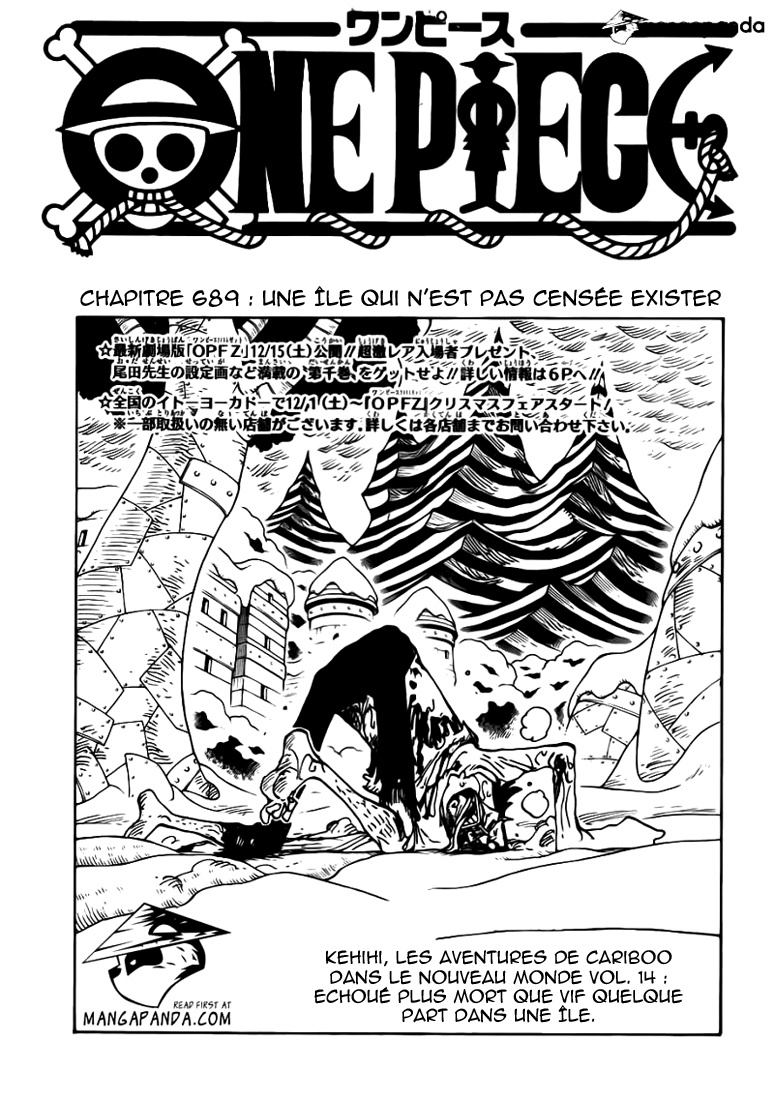 Lecture en ligne One Piece 689 page 2