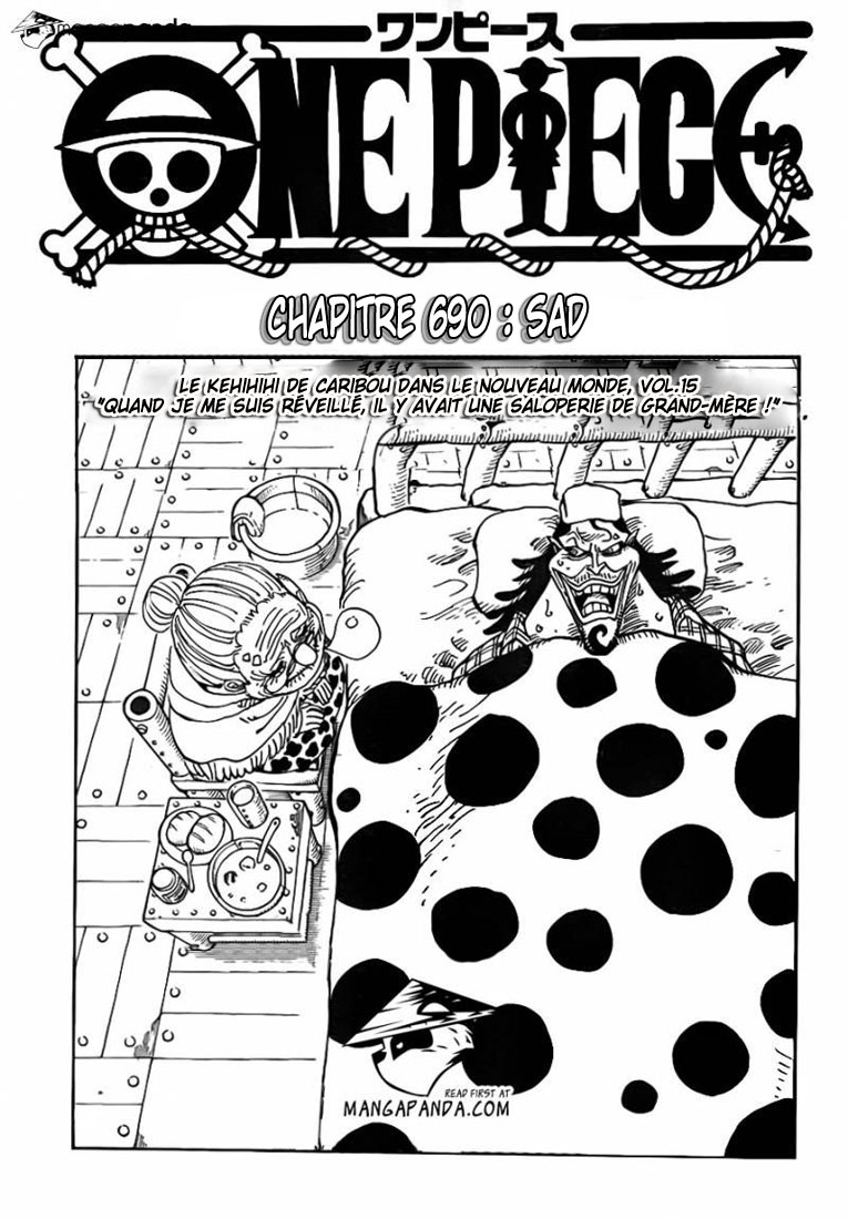 Lecture en ligne One Piece 690 page 2