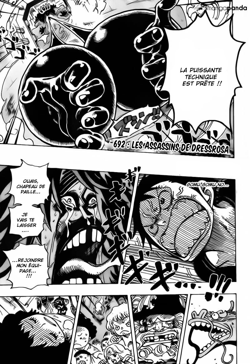 Lecture en ligne One Piece 692 page 4