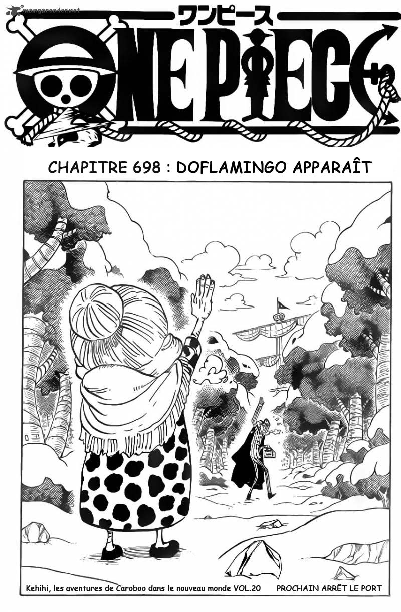 Lecture en ligne One Piece 698 page 2
