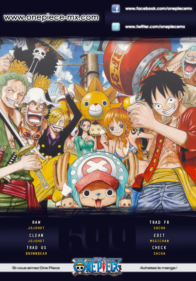 Lecture en ligne One Piece 699 page 2