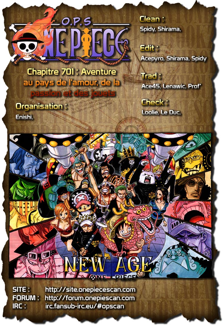 Lecture en ligne One Piece 701 page 1