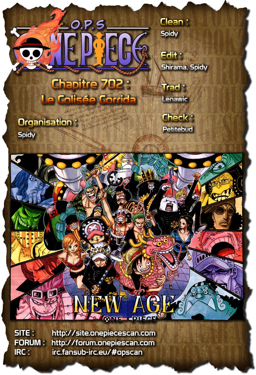 Lecture en ligne One Piece 702 page 1