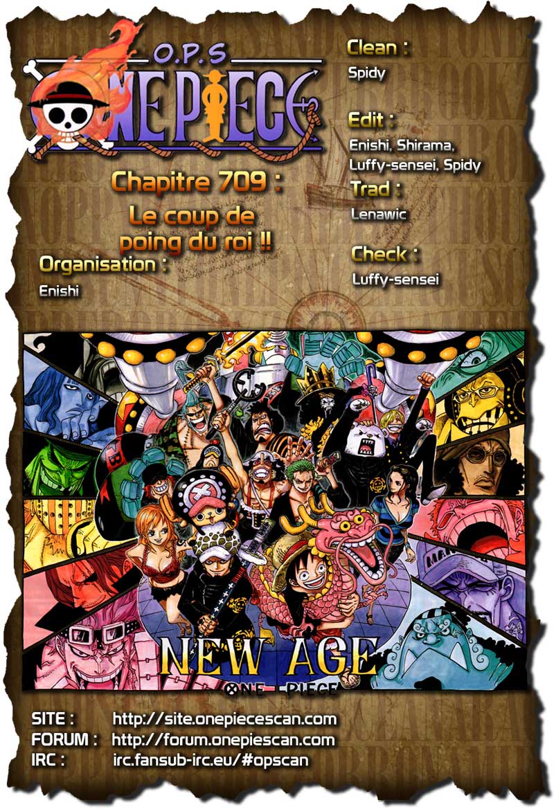 Lecture en ligne One Piece 709 page 1