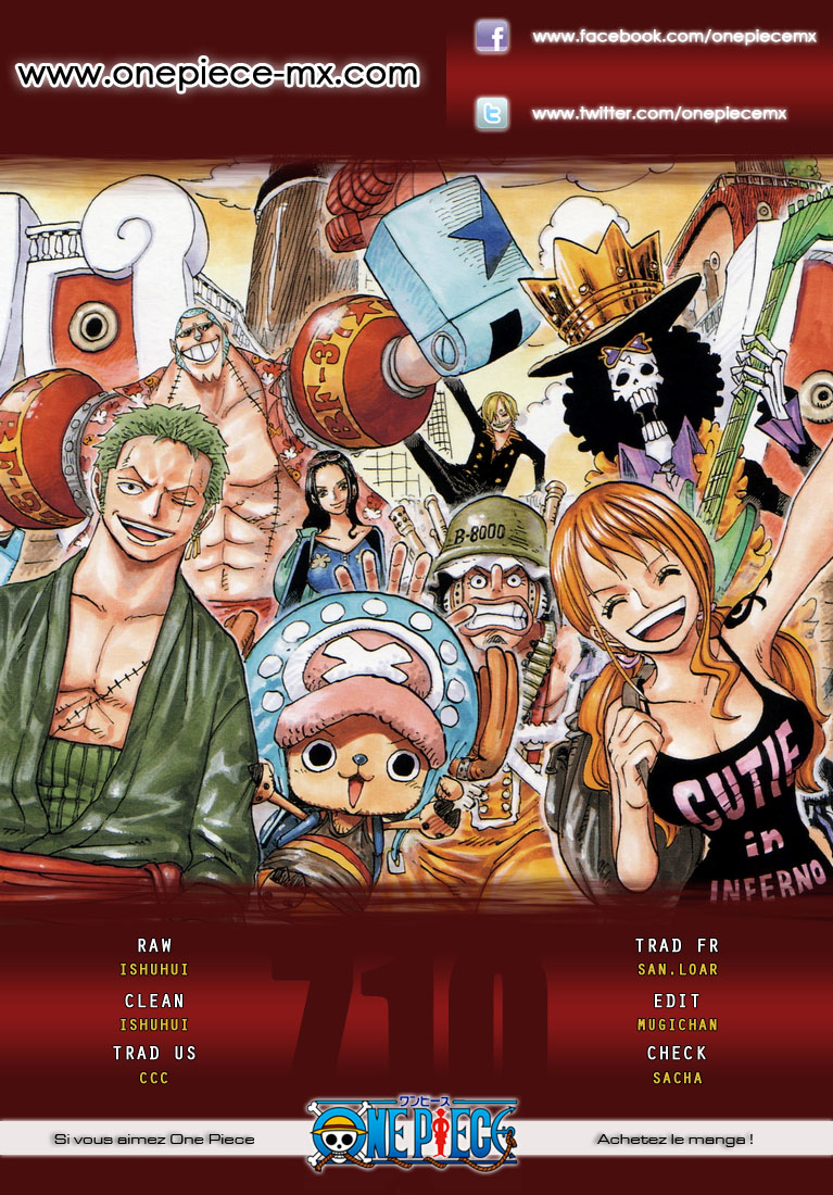 Lecture en ligne One Piece 710 page 1