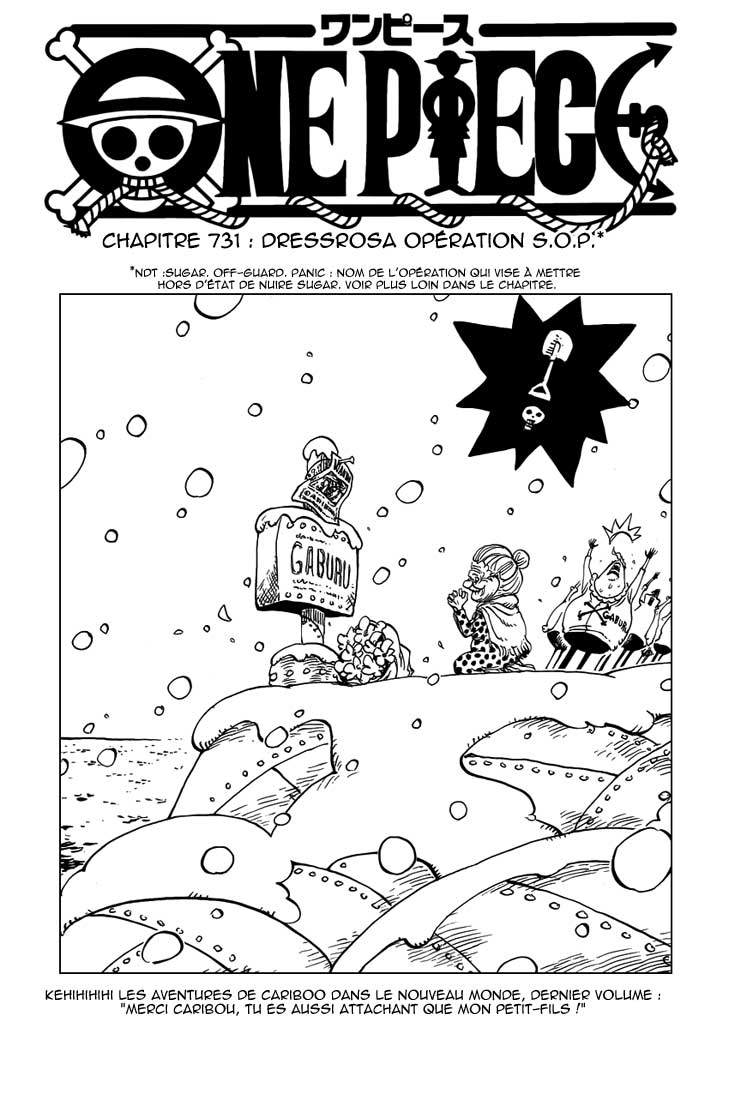 Lecture en ligne One Piece 731 page 2