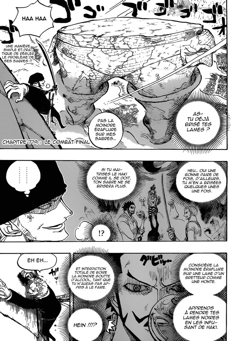 Lecture en ligne One Piece 779 page 4