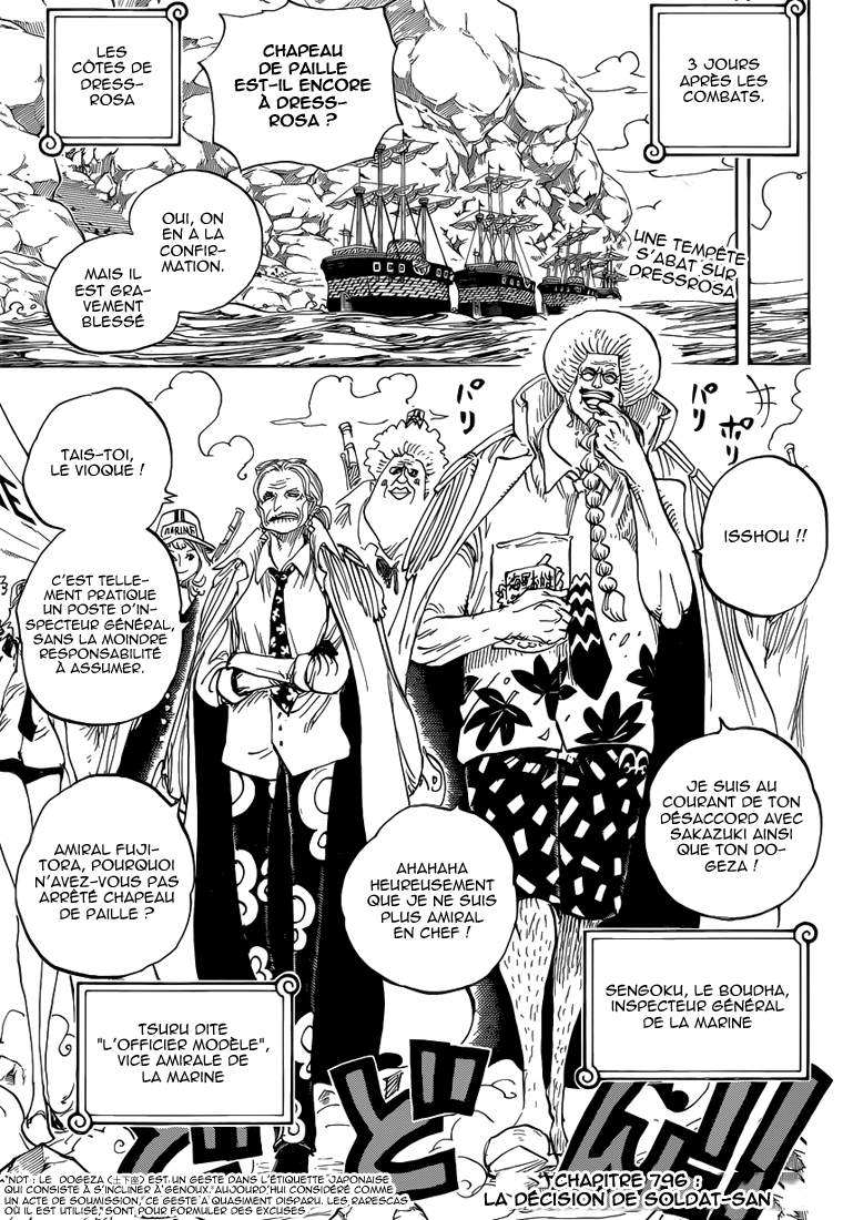 Lecture en ligne One Piece 796 page 4