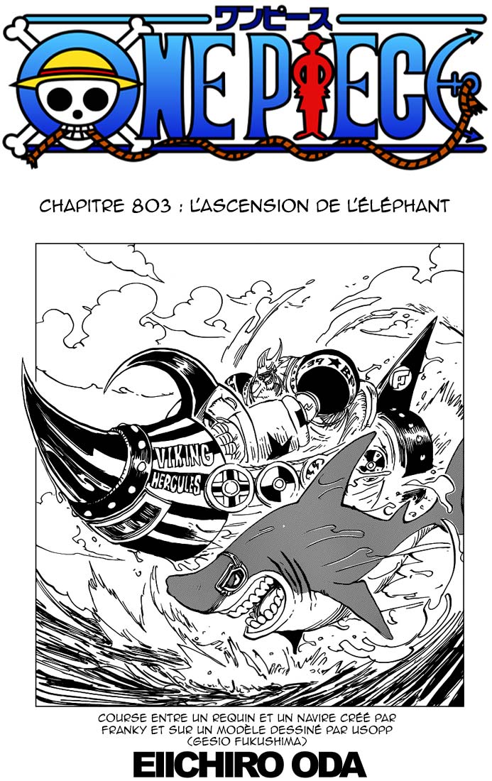 Lecture en ligne One Piece 803 page 2