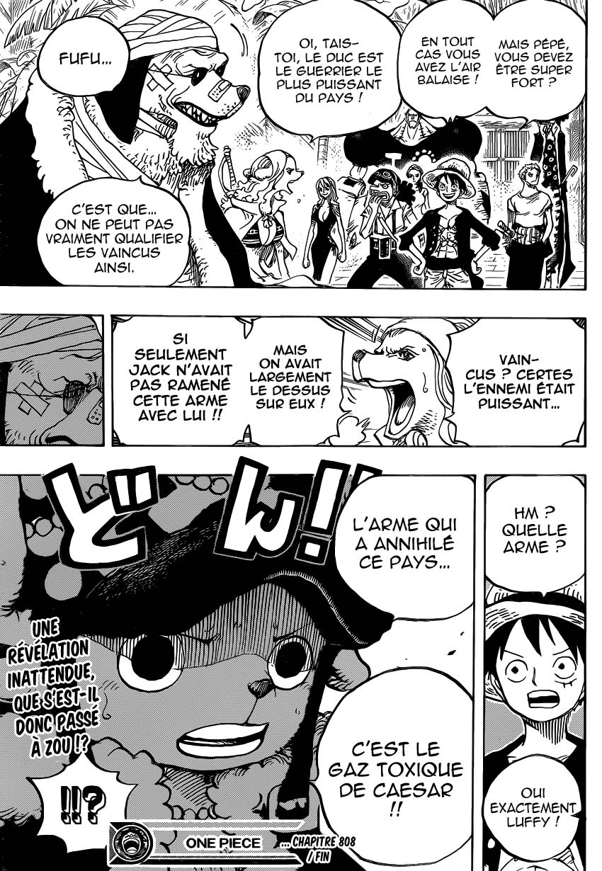 Lecture en ligne One Piece 808 page 17