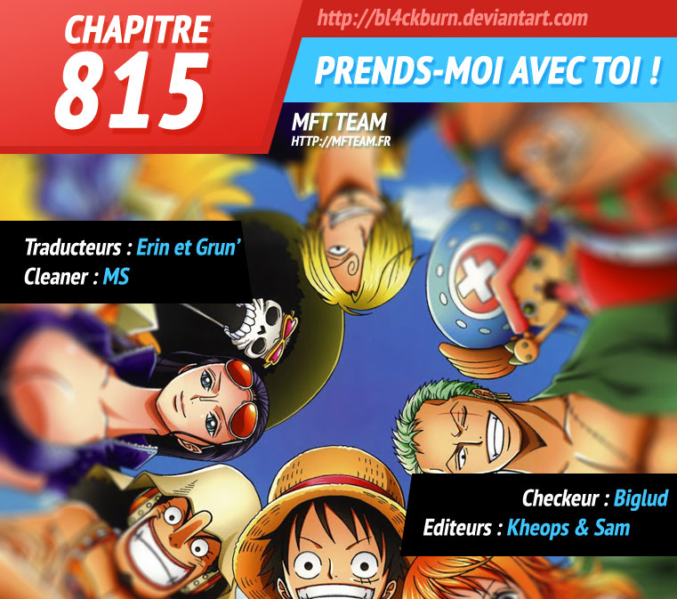 Lecture en ligne One Piece 815 page 1