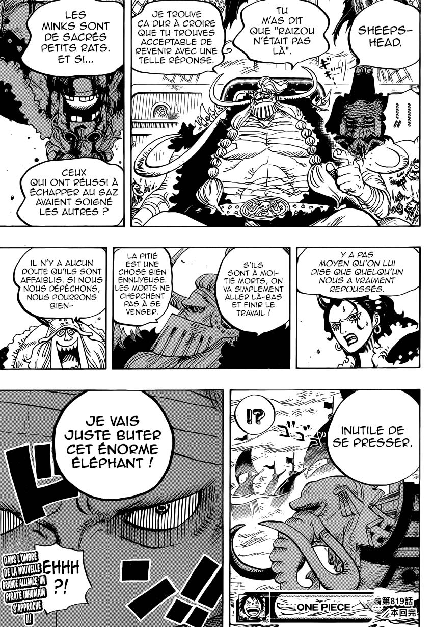 Lecture en ligne One Piece 819 page 18