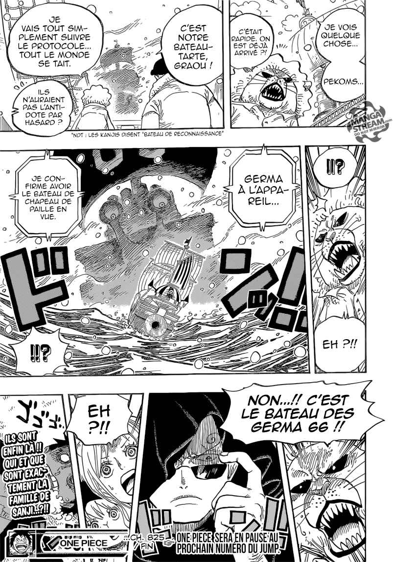 Lecture en ligne One Piece 825 page 14