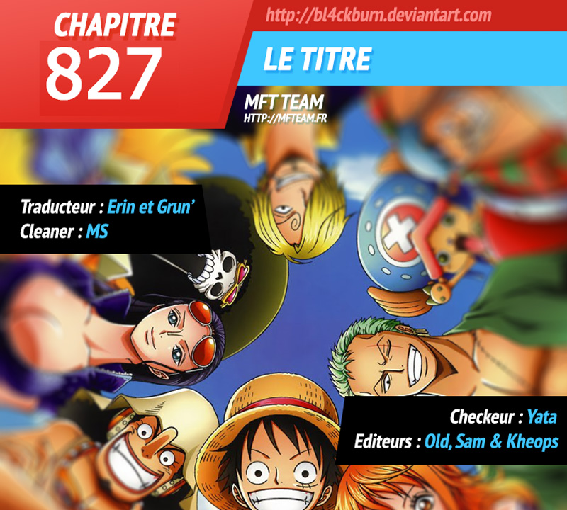 Lecture en ligne One Piece 827 page 1