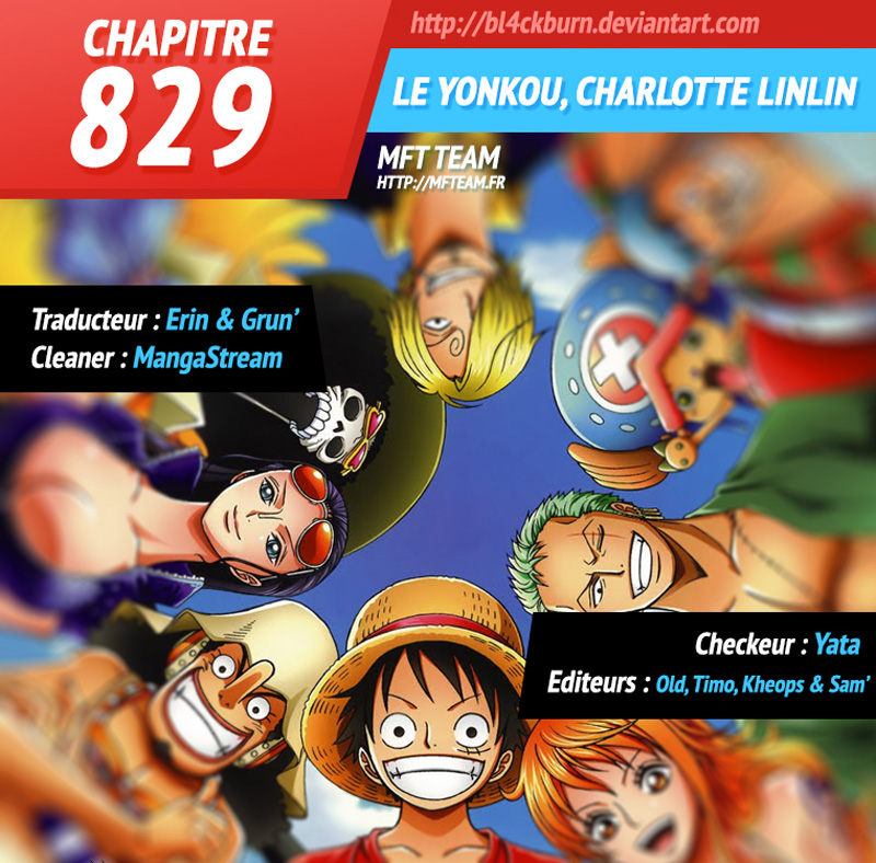 Lecture en ligne One Piece 829 page 1