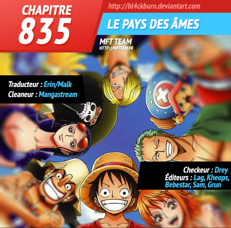 Lecture en ligne One Piece 835 page 1