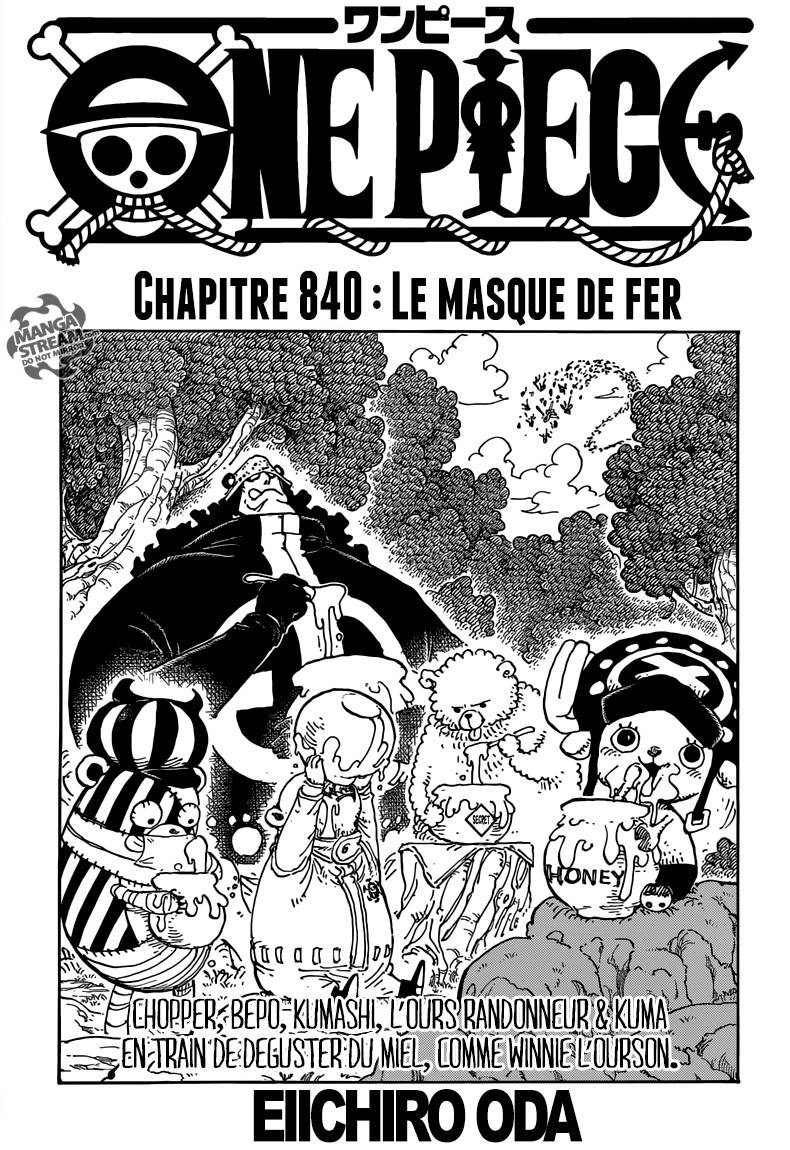 Lecture en ligne One Piece 840 page 2